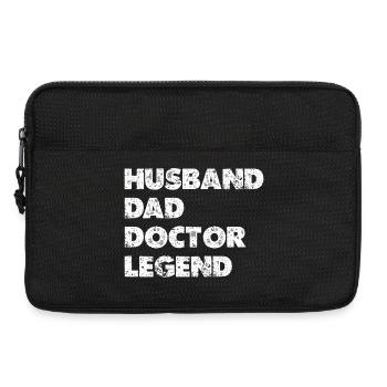 Héros Combo Mari Père Docteur - Sacoche pour ordinateur portable 13 pouces - noir - Devant