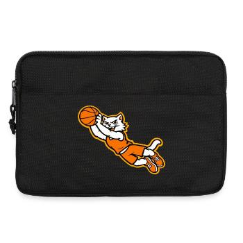 Wildcat-Basketball Flying Dunk Maskottchen - Laptoptasche 13" - Schwarz - Vorne