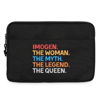 Imogen La Femme Le Mythe La Légende La Reine - Sacoche pour ordinateur portable 13 pouces - noir - Devant