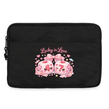 Valentinstag Würfel 67 Six Seven Meme Lustig - Laptoptasche 13" - Schwarz - Vorne