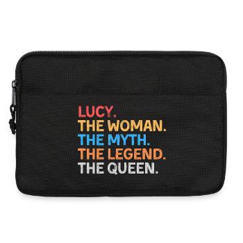 Lucy The Woman The Myth The Legend The Queen - Laptop bag 13" - black - Front