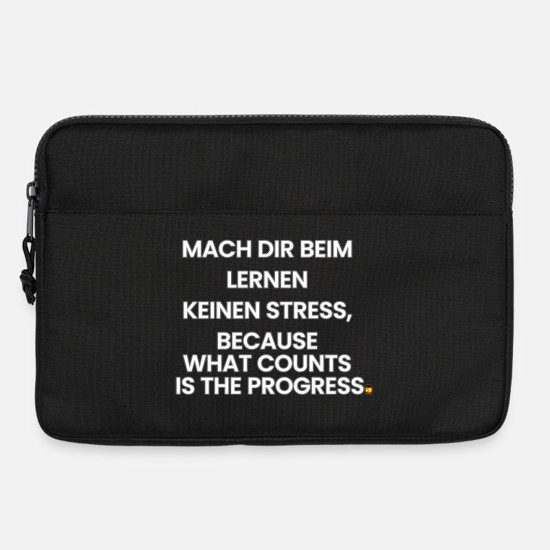 Deutsch-Englisch-Reim 1 (Ver. A) - Laptoptasche 13" - Schwarz