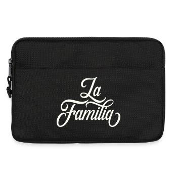Lettrage de la famille La - Sacoche pour ordinateur portable 13 pouces - noir - Devant