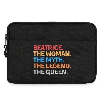 Beatrice The Woman The Myth The Legend The Queen - Laptop bag 13" - black - Front