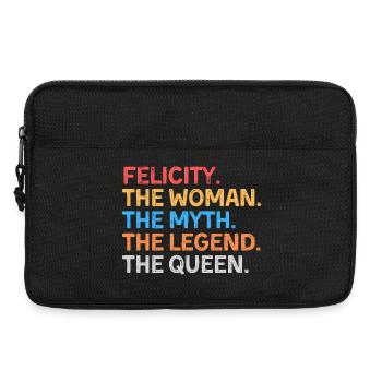 Felicity La Femme Le Mythe La Légende La Reine - Sacoche pour ordinateur portable 13 pouces - noir - Devant