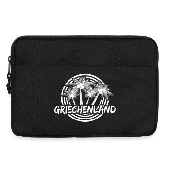 Greece as a holiday - Laptop bag 13" - black - Front