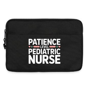 Pediatric Nurse Patience Level Pediatric Nursing - Laptop bag 13" - black - Front