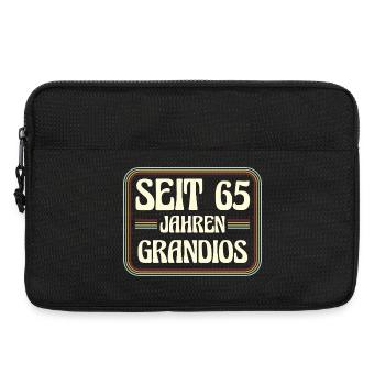 65 years old Birthday 65th birthday - Laptop bag 13" - black - Front