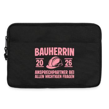 House Construction Contact Person Builder 2026 - Laptop bag 13" - black - Front