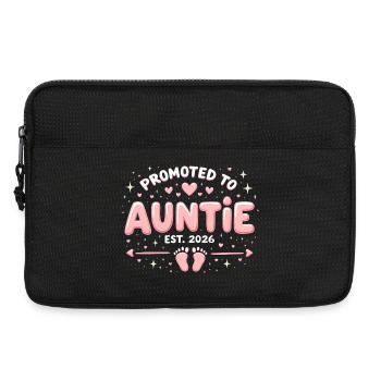 Tante 2026 Tante 2026 Befördert zu Tante 2026 - Laptoptasche 13" - Schwarz - Vorne