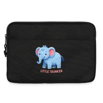 Pink Eared Elephant - Laptop bag 13" - black - Front