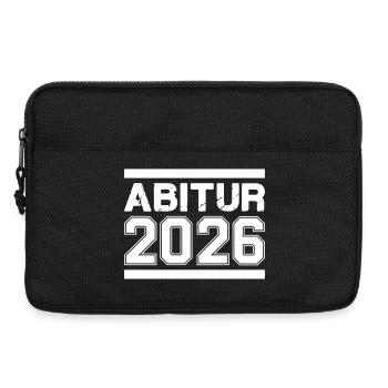Abitur 2026  - Laptoptasche 13" - Schwarz - Vorne