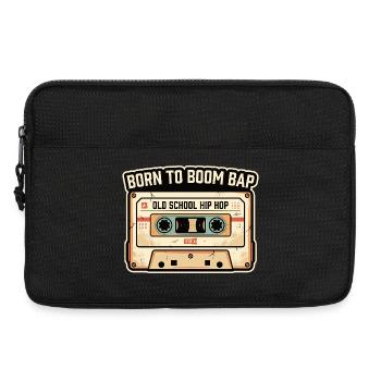 Old School Hip Hop Kassette Retro Design - Laptoptasche 13" - Schwarz - Vorne
