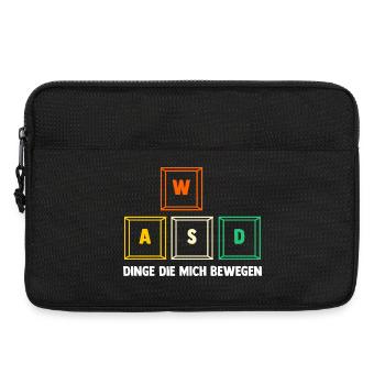 Zocken Computerspieler Zocker Gaming Gamer - Laptoptasche 13" - Schwarz - Vorne