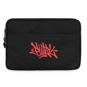 Graffiti Spray Abstract Roter Tag - Laptoptasche 13" - Schwarz - Vorne