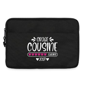 Big Cousin 2027 loading heart loading bar - Laptop bag 13" - black - Front