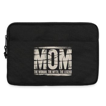 Mama La Femme Le Mythe La Légende Chemise - Sacoche pour ordinateur portable 13 pouces - noir - Devant