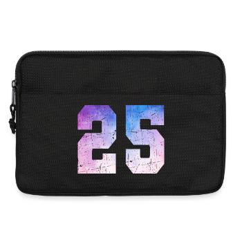 Ausgabe 25 – 25. Jubiläumsgeschenk - Laptoptasche 13" - Schwarz - Vorne