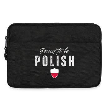 Proud Polish, Made in Poland - Sacoche pour ordinateur portable 13 pouces - noir - Devant