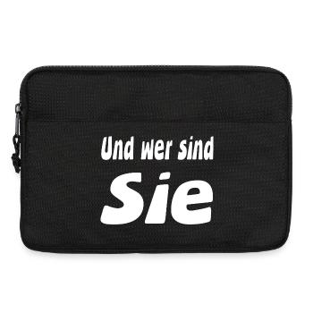 Sie - Laptoptasche 13" - Schwarz - Vorne