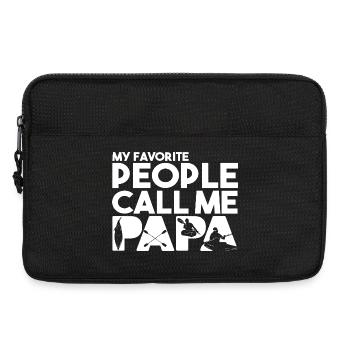 Entwicklung des menschlichen Kajakfahrens - Laptoptasche 13" - Schwarz - Vorne