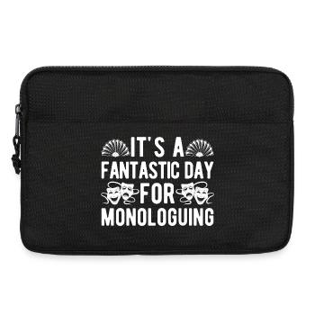 Theater Fantastic Day For Monologuing Actor - Laptop bag 13" - black - Front