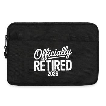 Retired 2026 Funny Retired Graphic Men Retirement - Laptop bag 13" - black - Front