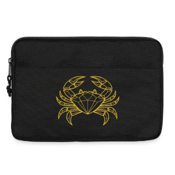 Cancer – Protection et force - Sacoche pour ordinateur portable 13 pouces - noir - Devant