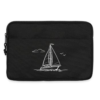 Voilier - Sacoche pour ordinateur portable 13 pouces - noir - Devant