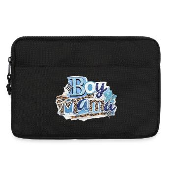 Boy Mama | Boy's Mom Gift - Laptop bag 13" - black - Front