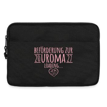 Beförderung zur Uroma 2027 – Schwangerschaft - Laptoptasche 13" - Schwarz - Vorne