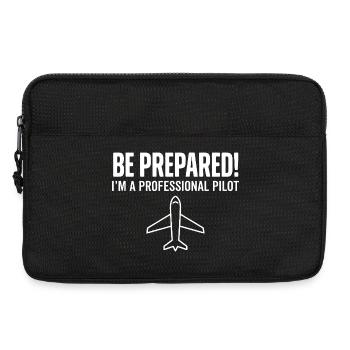 Be prepared pilot - Laptoptasche 13" - Schwarz - Vorne