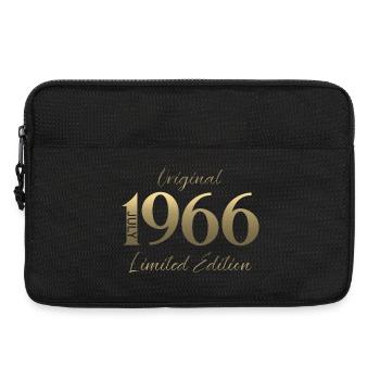 60. Geburtstag Geschenk Vintage Juli Jahrgang 1966 - Laptoptasche 13" - Schwarz - Vorne