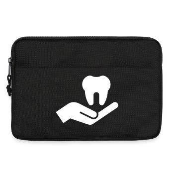 Dentist, Dentist, Dental Practice - Laptop bag 13" - black - Front