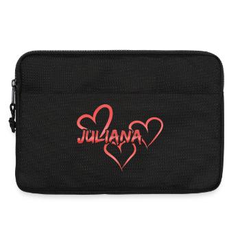 Prénom Juliana - Sacoche pour ordinateur portable 13 pouces - noir - Devant