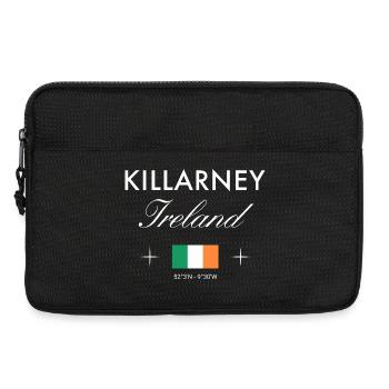 Killarney Coordonnées Irlande Souvenir de voyage - Sacoche pour ordinateur portable 13 pouces - noir - Devant