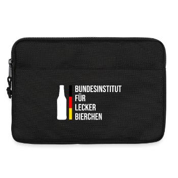 Bundesinstitut für Lecker Bierchen - Laptoptasche 13" - Schwarz - Vorne