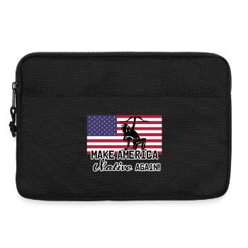 Make America Native again - Laptop bag 13" - black - Front