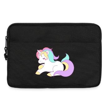 Einhorn - Laptoptasche 13" - Schwarz - Vorne