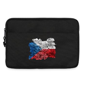République Tchèque Drapeau Vintage - Sacoche pour ordinateur portable 13 pouces - noir - Devant