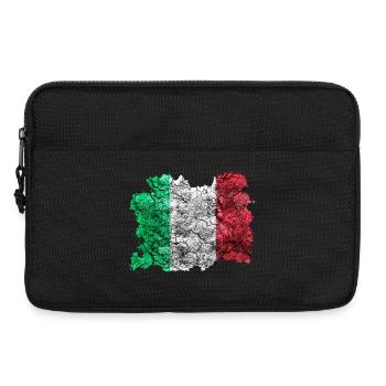 Italien Vintage Flagge - Laptoptasche 13" - Schwarz - Vorne