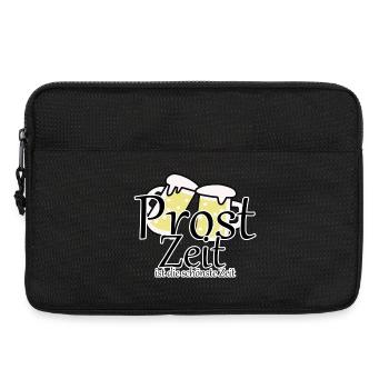 Prost Bier Biergarten Spruch - Laptoptasche 13" - Schwarz - Vorne