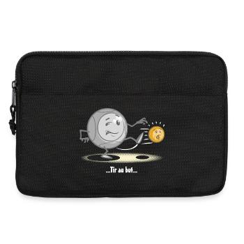 Tir au but - Sacoche pour ordinateur portable 13 pouces - noir - Devant