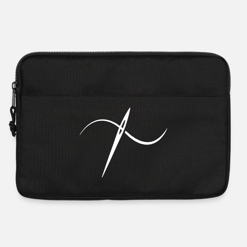 Stricken Nähen Häkeln - Laptoptasche 13" - Schwarz