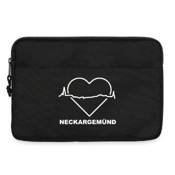 Neckargemünd - Battement de cœur - Sacoche pour ordinateur portable 13 pouces - noir - Devant