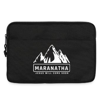 Jesus kommt wieder Bist Du bereit Gott, Christus - Laptoptasche 13" - Schwarz - Vorne