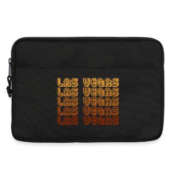 LasVegas Gradient Grid - Laptoptasche 13" - Schwarz - Vorne