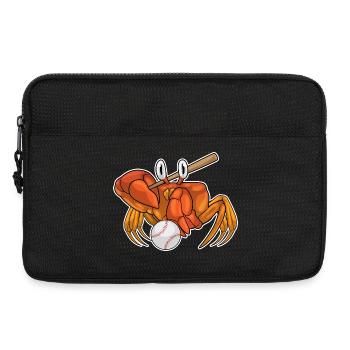 Krabbe Baseball Baseballschläger - Laptoptasche 13" - Schwarz - Vorne