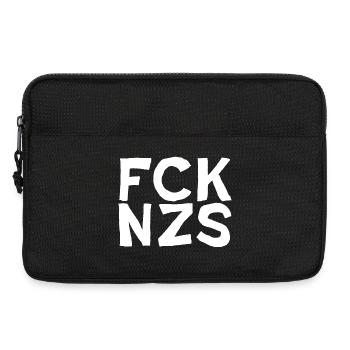 FCK NZS Antifa Text Design FCKNZS - Sacoche pour ordinateur portable 13 pouces - noir - Devant