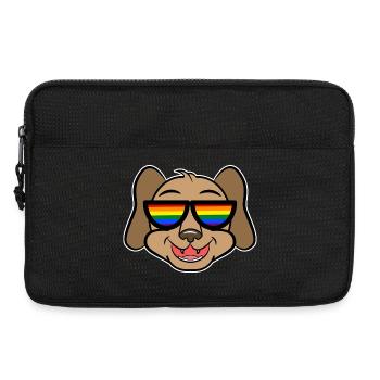 Sexualität Cool Hund Transgender Csd Lgbt Schwul - Laptoptasche 13" - Schwarz - Vorne